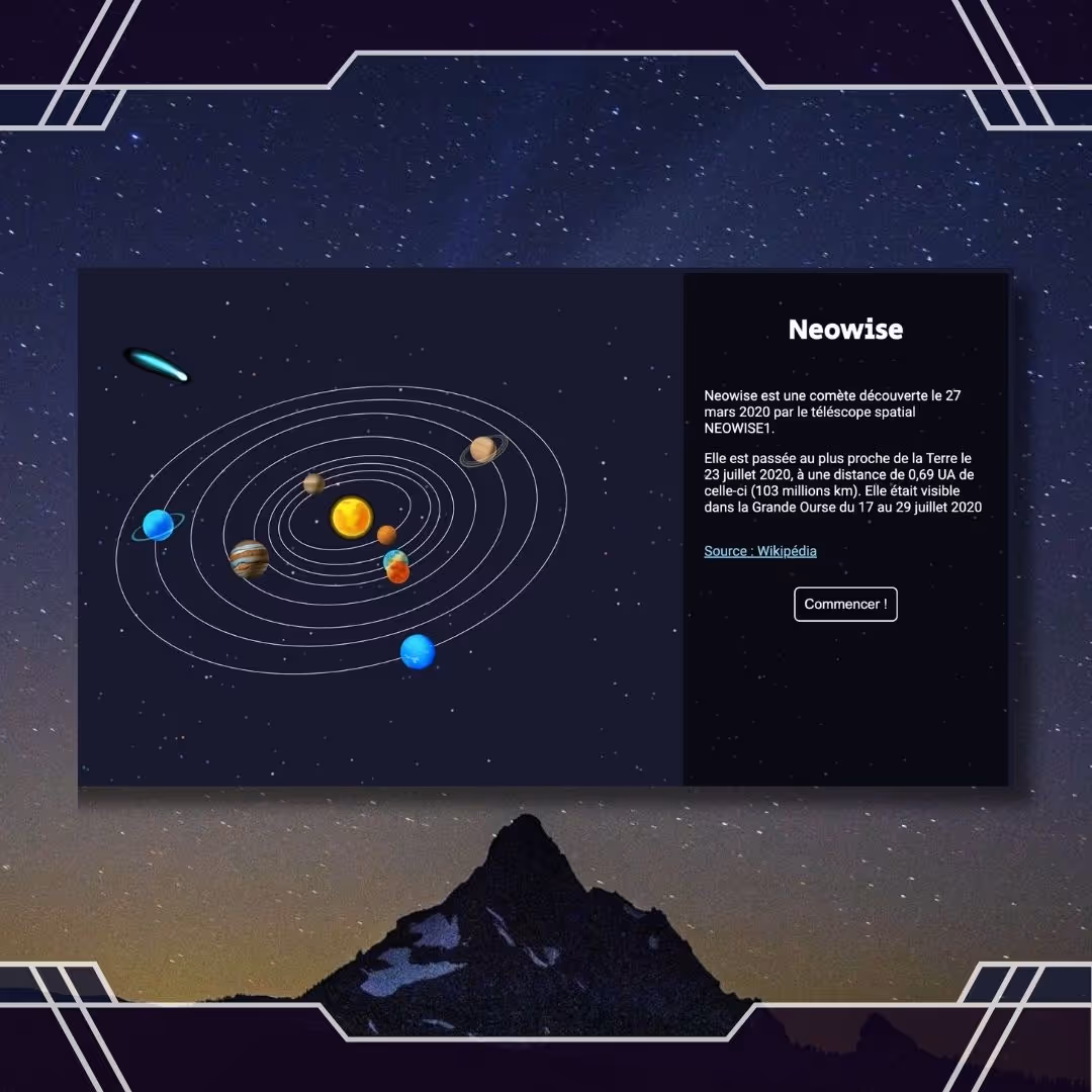 neowise quizz game